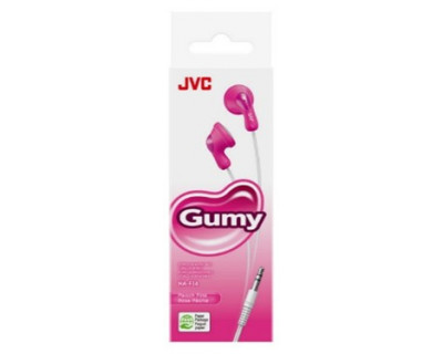 JVC Ecouteurs funs et colorés GUMY ROSE