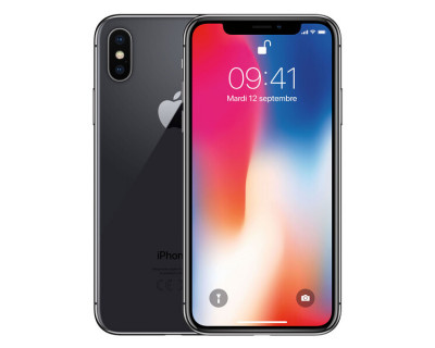 Apple Iphone X 64Go Gris Sidéral (Reconditionné Grade A+)