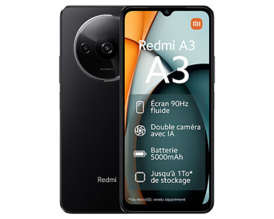 Xiaomi Redmi A3 64Go - Noir