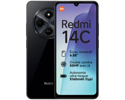 Xiaomi Redmi 14C Noir 128 Go